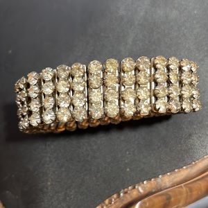 Vintage rhinestone bracelet.